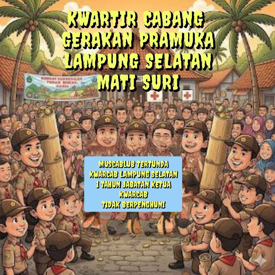 Tertundanya Muscablub Kwarcab Lampung Selatan, Momentum Penyelamatan dan Revitalisasi Organisasi Pramuka Terabaikan