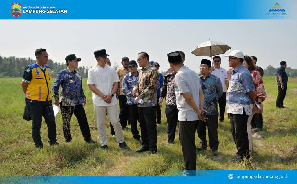 Sinergi Pusat dan Daerah Menguat, Dirjen Kemdiktisaintek Tinjau Calon Lokasi SMA Unggul Garuda di Lampung Selatan